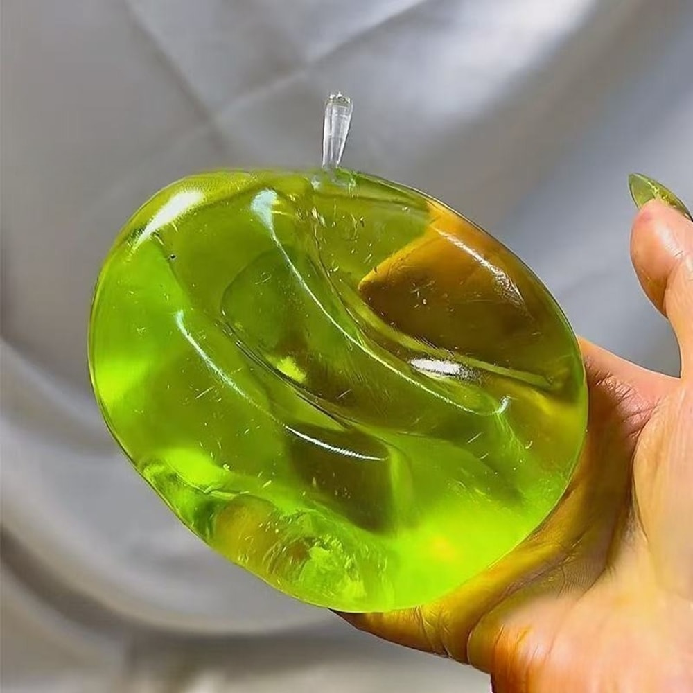 Premium Green Apple Sensory Stress Relief Toy Soft Squishy Fidget Toy For Anxiety Relief Focus 1