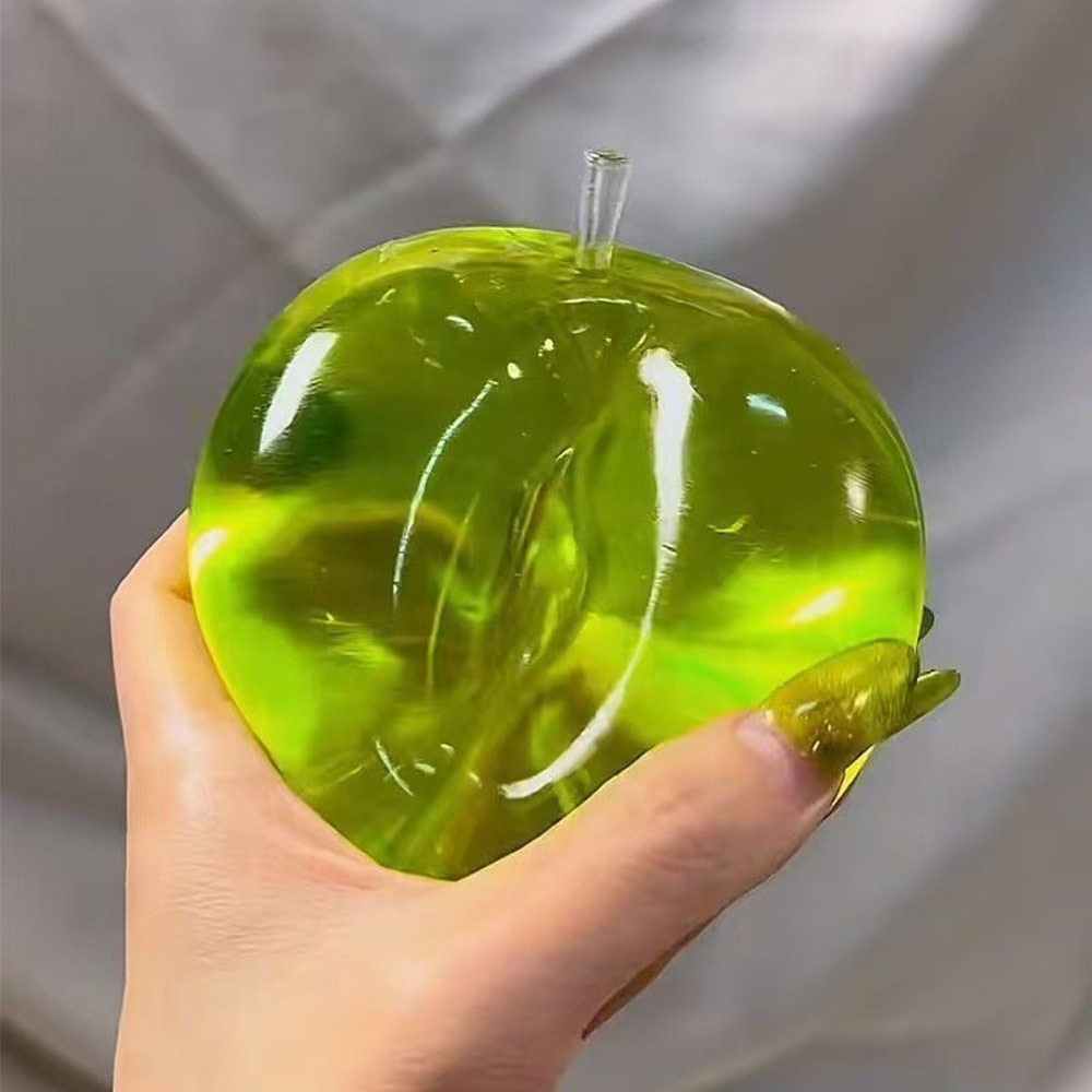 Premium Green Apple Sensory Stress Relief Toy Soft Squishy Fidget Toy For Anxiety Relief Focus 4
