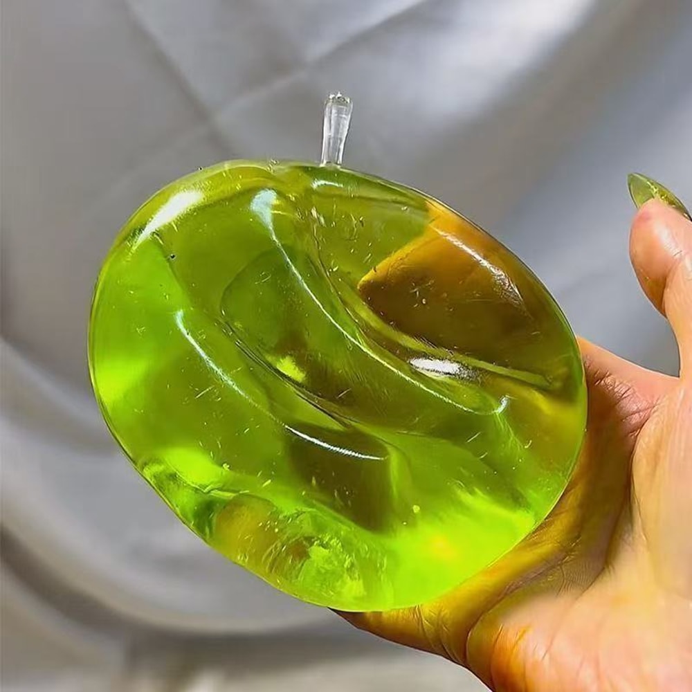 Premium Green Apple Sensory Stress Relief Toy Soft Squishy Fidget Toy For Anxiety Relief Focus 5