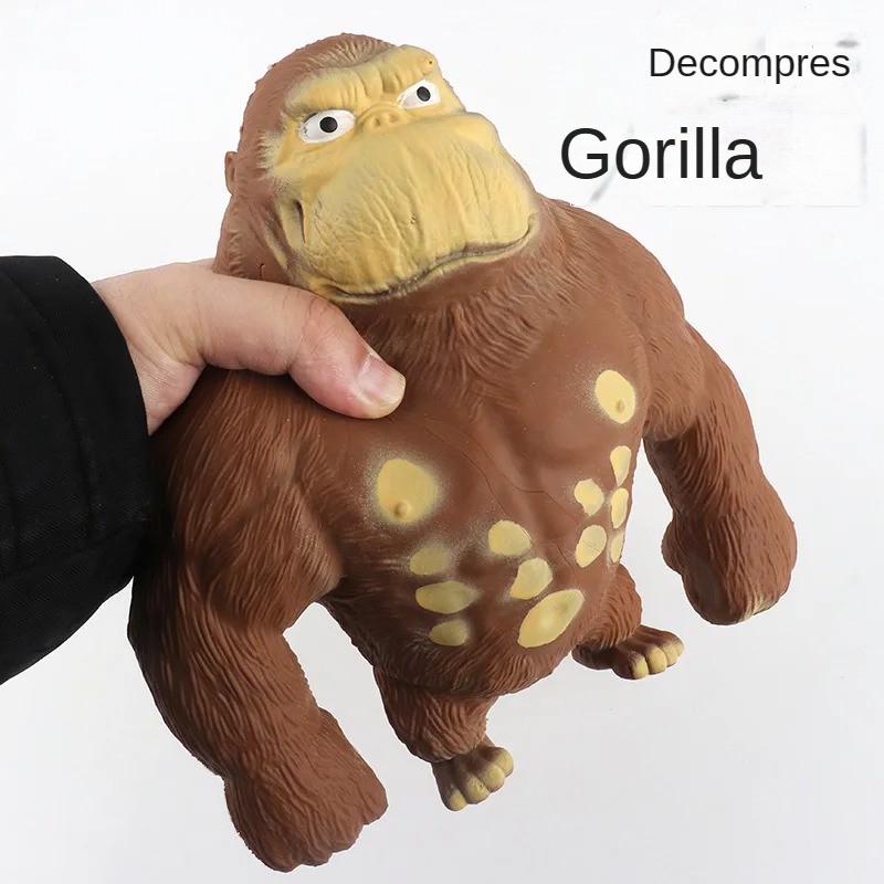 Premium Squishy Orangutan Fidget Toy Fun Elastic Monkey Stress Relief Toy 2