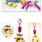 Baby Sensory Hanging Rattle Toy for Stroller, Car Seat & Crib with Teether