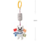 Baby Sensory Hanging Rattle Toy for Stroller, Car Seat & Crib with Teether
