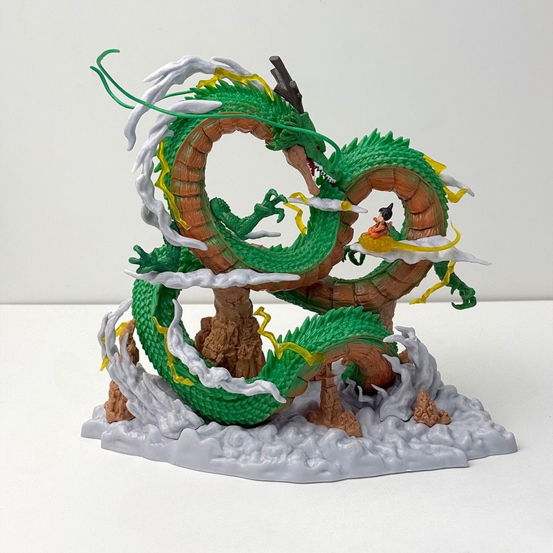 Premium Dragon Ball Figure Shenron Goku Statue Anime Collectible PVC