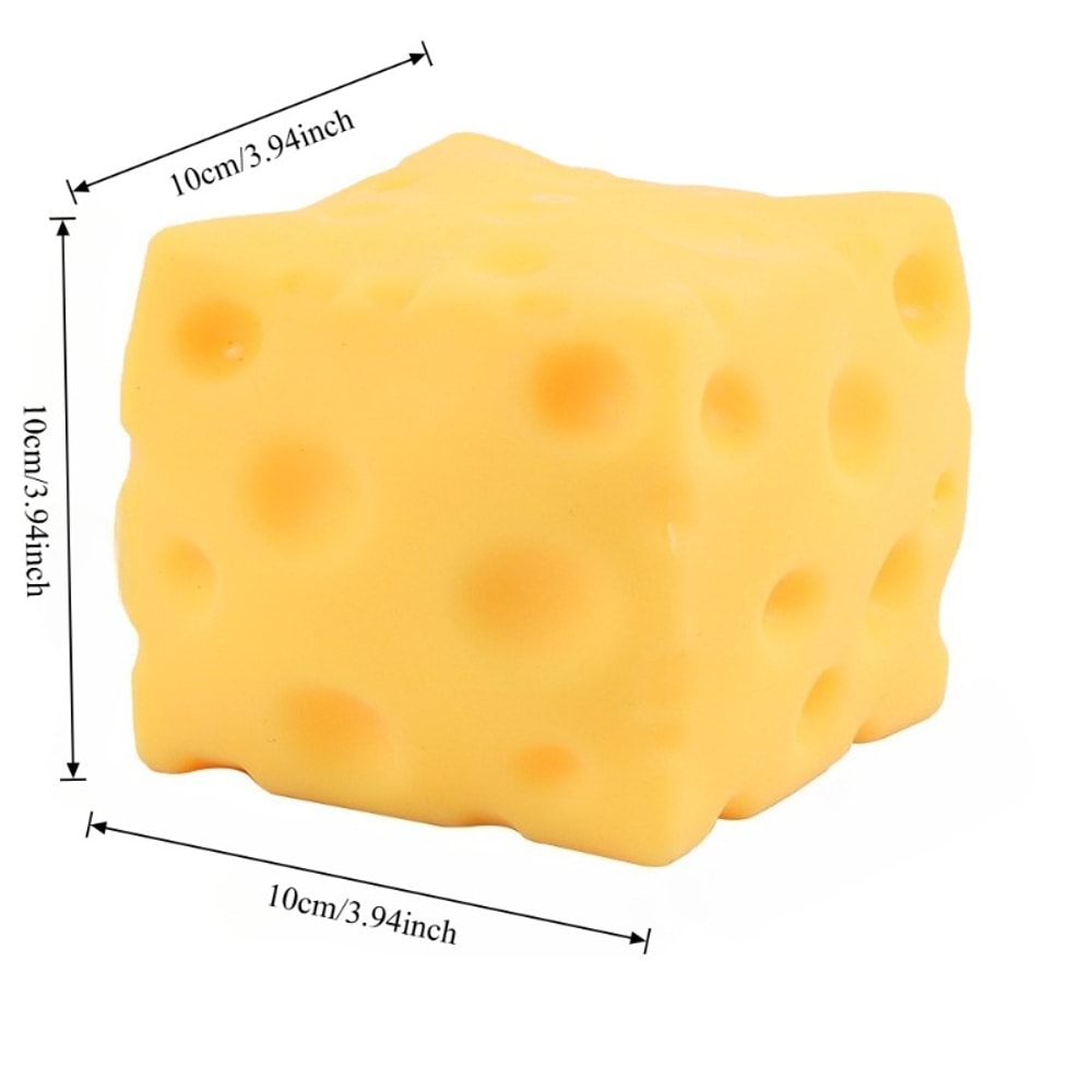 Giant Slow Rebound Cheese Squishy Stress Sensory Fidget Toy For Adults 4