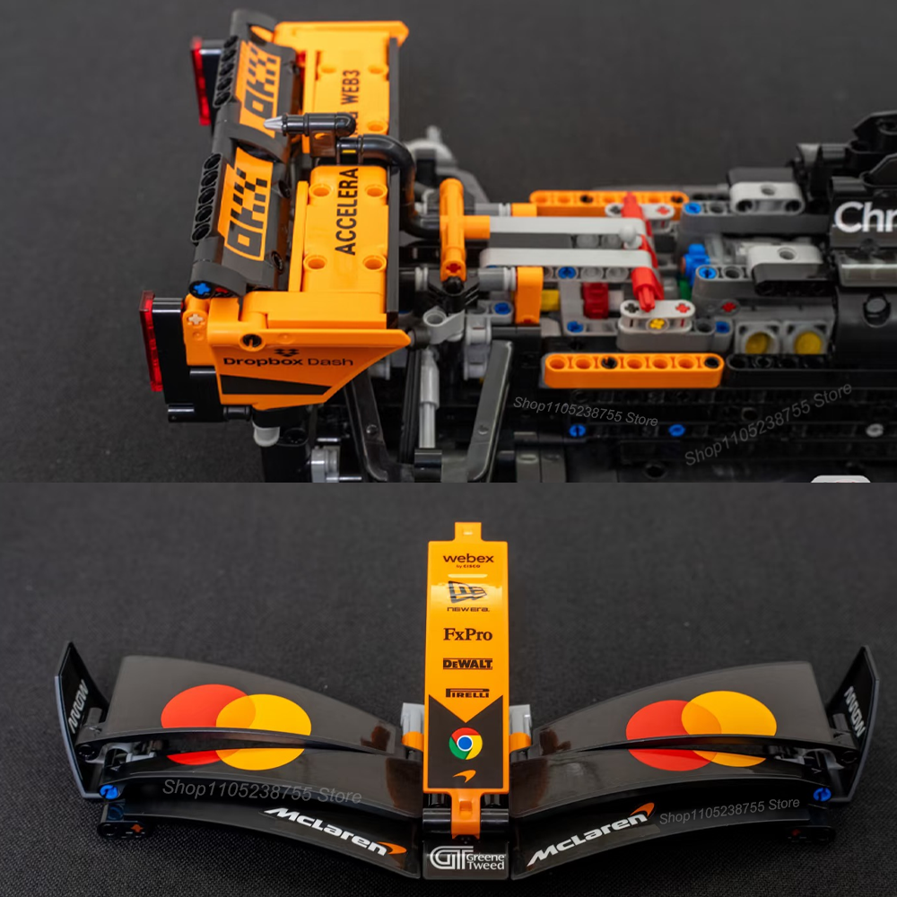 Premier Piece McLaren Building Blocks Model Kit Race Car Assembly Set 5