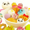 Piece Kawaii Squishy Toys Set Soft Bread & Dessert Mini Squishy Keychain Pack