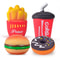 Ultra Realistic TPR Squishy Food Stress Relief Toy Set Slow Rebound Squishy Decompression Fun 0