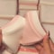 Pink Rice Cake Squishy Stress Toy Slow Rising Kawaii Hand Relaxation Gift 0