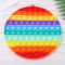Large Rainbow Bubble Pop It Fidget Toy Large Sensory Stress Relief & Autism Sensory Toy