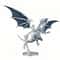 Yu Gi Oh Blue Eyes White Dragon Assembly Model Figure Collectible Desktop Display 0