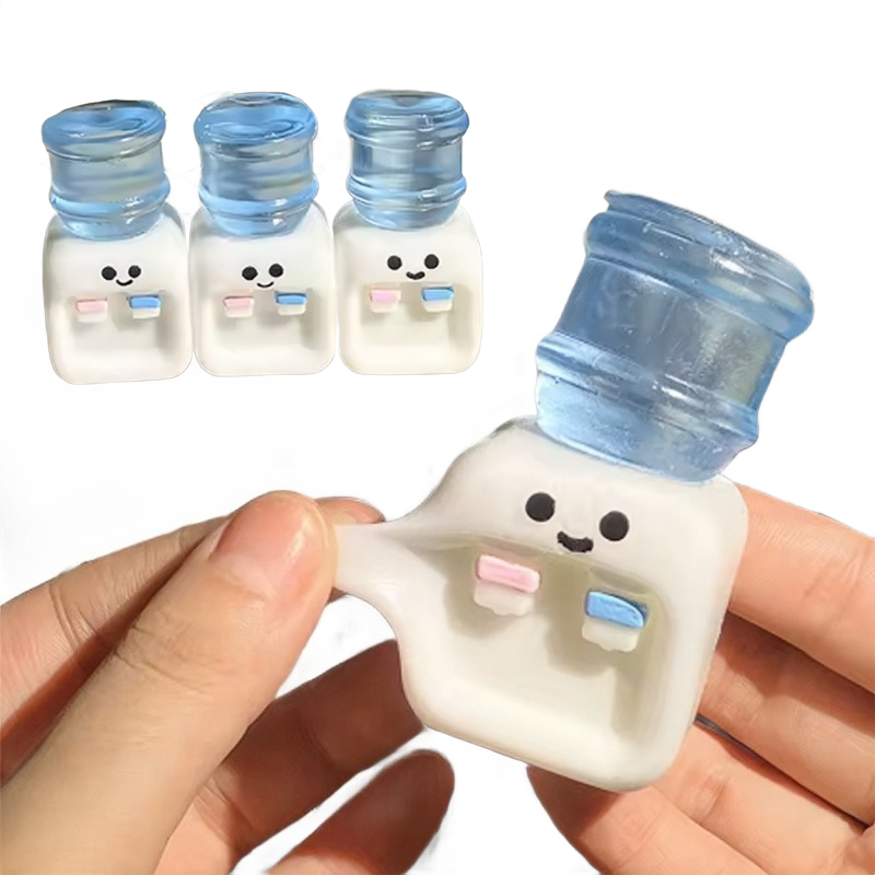 Mini Squishy Water Dispenser Toy Funny Stress Relief Toy Squeeze Fidget Toy For Adults 0