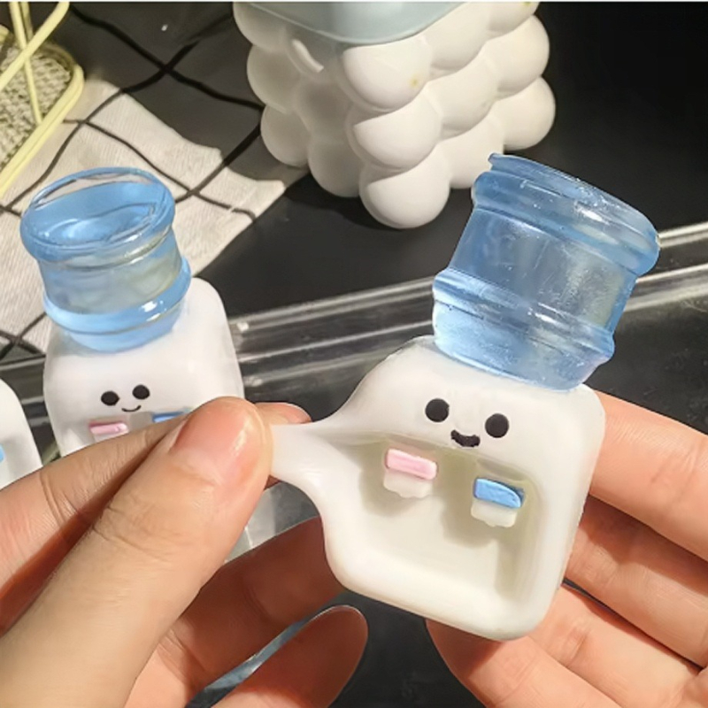 Mini Squishy Water Dispenser Toy Funny Stress Relief Toy Squeeze Fidget Toy For Adults 4