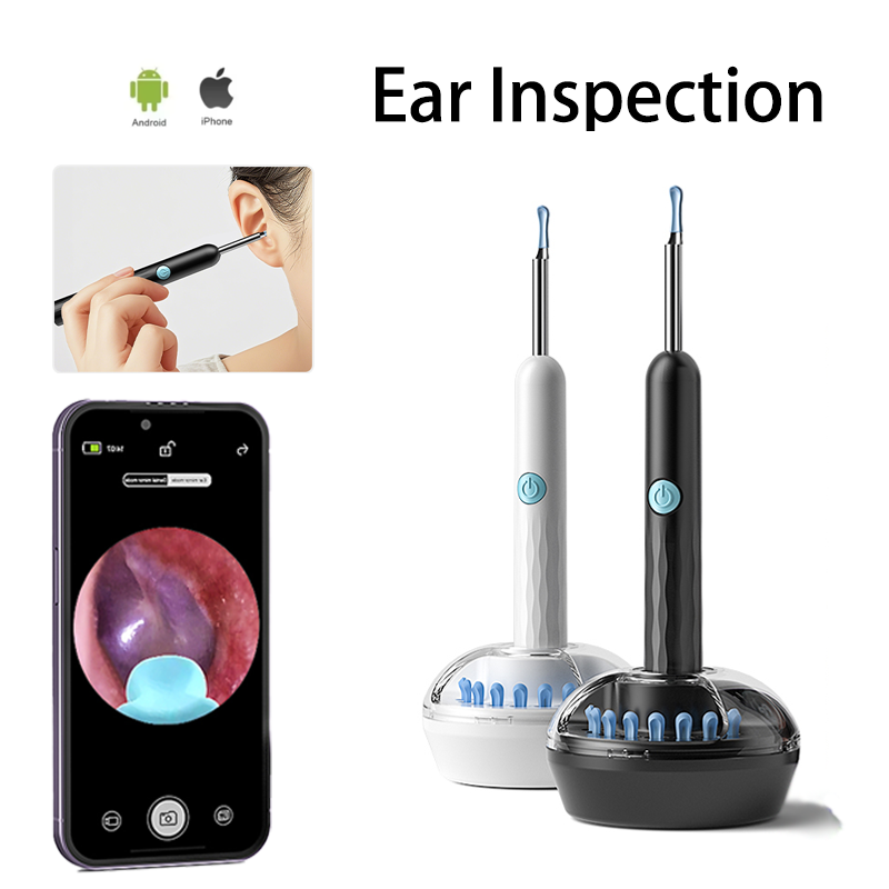 Wireless Visual Ear Cleaner Camera With WiFi HD Otoscope For Safe Ear Wax Removal 1