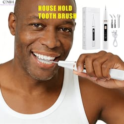 ultrasonic dental water flosser portable tartar remover with rechargeable multi mode cleaning