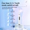 Ultrasonic Dental Water Flosser Portable Tartar Remover with Rechargeable Multi Mode Cleaning