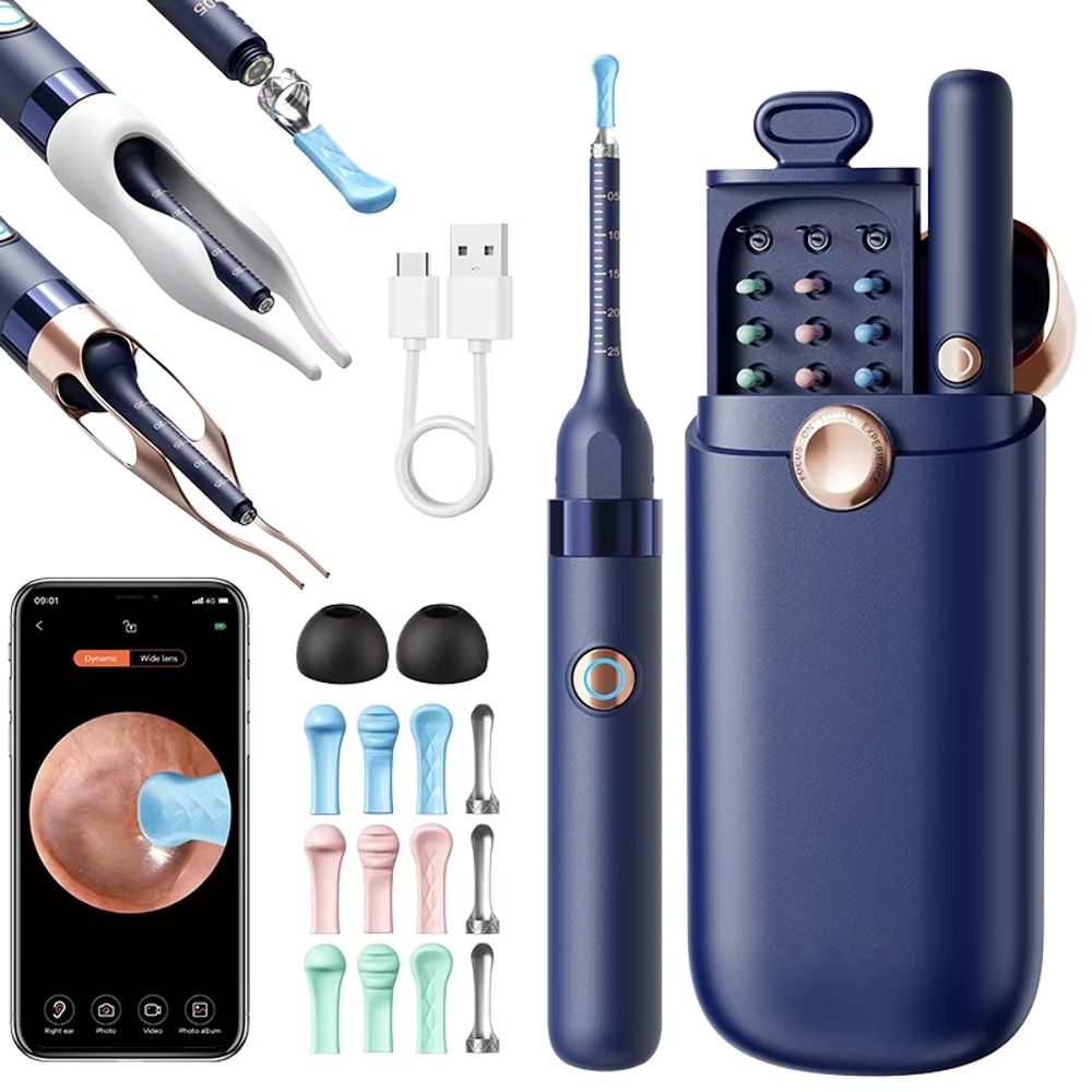 Smart Visual Ear Cleaner with Camera HD Endoscope Ear Wax Removal Tool