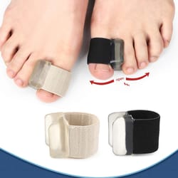 silicone bunion corrector toe straightener soft hallux valgus brace for daily foot alignment & pain relief