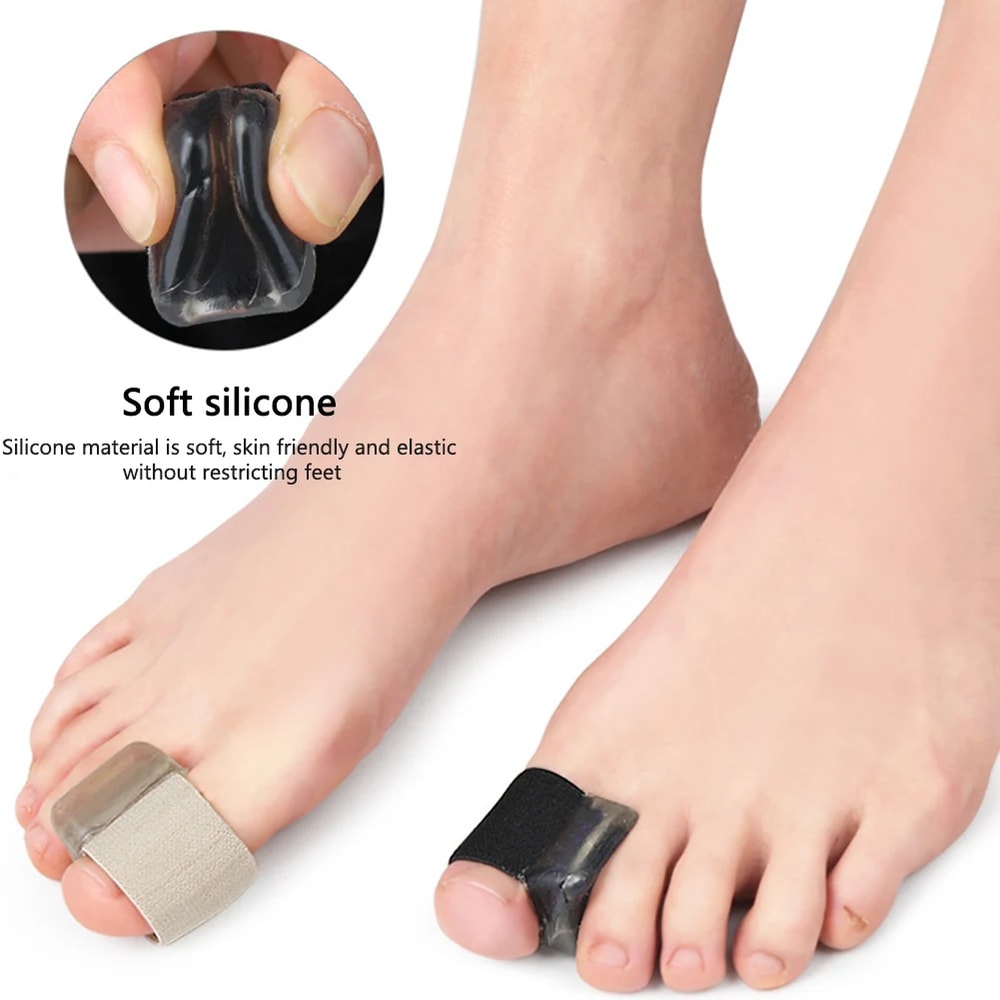 Silicone Bunion Corrector Toe Straightener Soft Hallux Valgus Brace For Daily Foot Alignment Pain 3