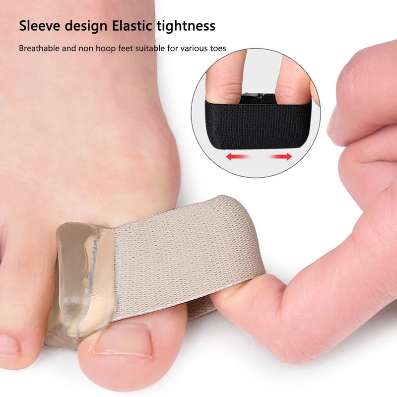 Silicone Bunion Corrector Toe Straightener Soft Hallux Valgus Brace For Daily Foot Alignment Pain 4