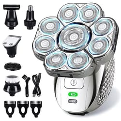 flex pro electric head shaver for men wet dry rechargeable bald head razor
