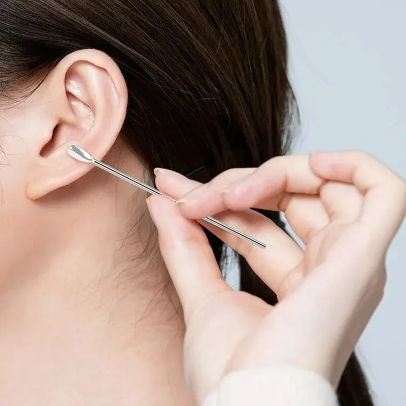 Portable Stainless Steel Ear Cleaning Kit Piece Professional Ear Pick Set For Safe Hygienic Care 3