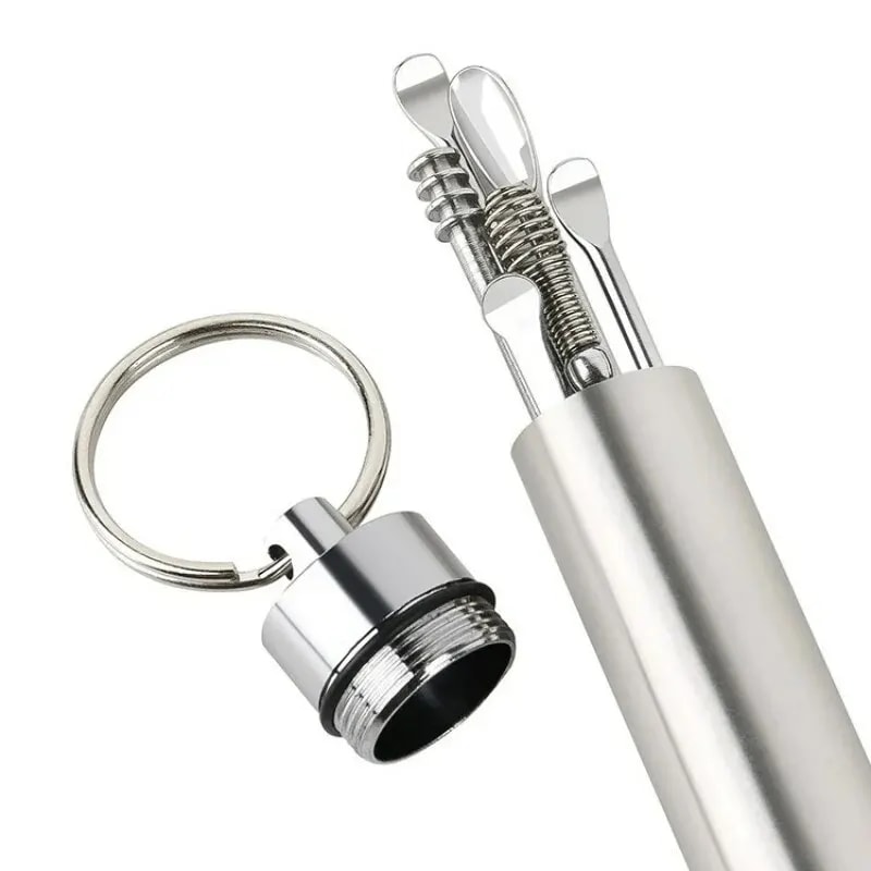Portable Stainless Steel Ear Cleaning Kit Piece Professional Ear Pick Set For Safe Hygienic Care 4