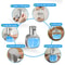Smart Wall Mounted Automatic Soap Dispenser Touchless Foam Sensor Rechargeable