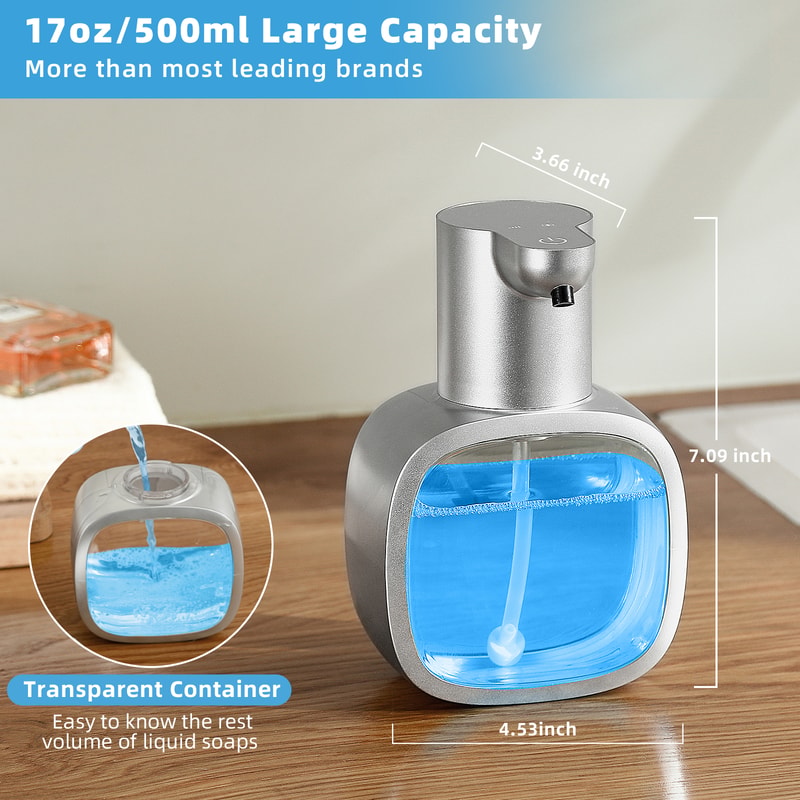 Smart Wall Mounted Automatic Soap Dispenser Touchless Foam Sensor Rechargeable