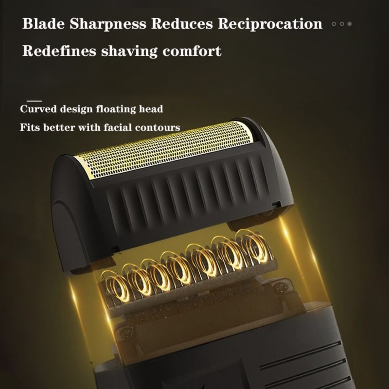 Rechargeable Electric Shaver Beard Trimmer For Men Precision Finishing Razor 1