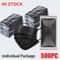 Disposable Black Face Masks Layer Breathable Filter Protection Individually Wrapped