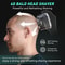 KENSEN Electric Head Shaver for Bald Men with LED Display Waterproof USB Rechargeable Razor