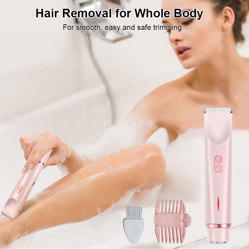 Precision Electric Razor for Women Facial & Body Hair Remover Bikini Trimmer