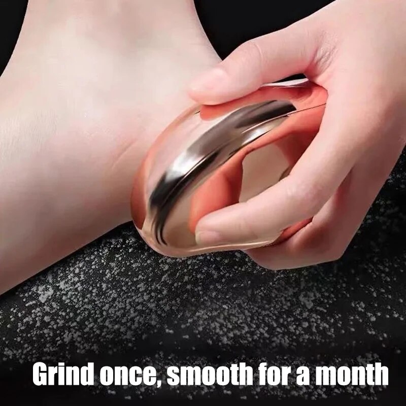 Crystal Glass Foot File Callus Remover Portable Pedicure Tool for Smooth Hands and Feet