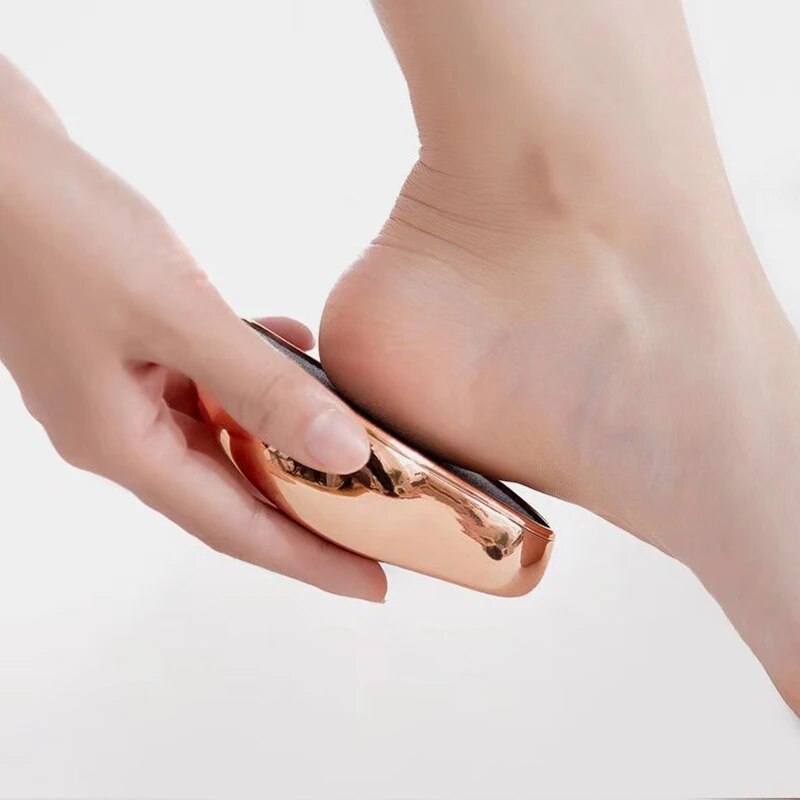 Crystal Glass Foot File Callus Remover Portable Pedicure Tool for Smooth Hands and Feet