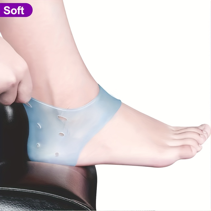 Silicone Gel Heel Cups For Plantar Fasciitis Relief And Cracked Heel Protection 1