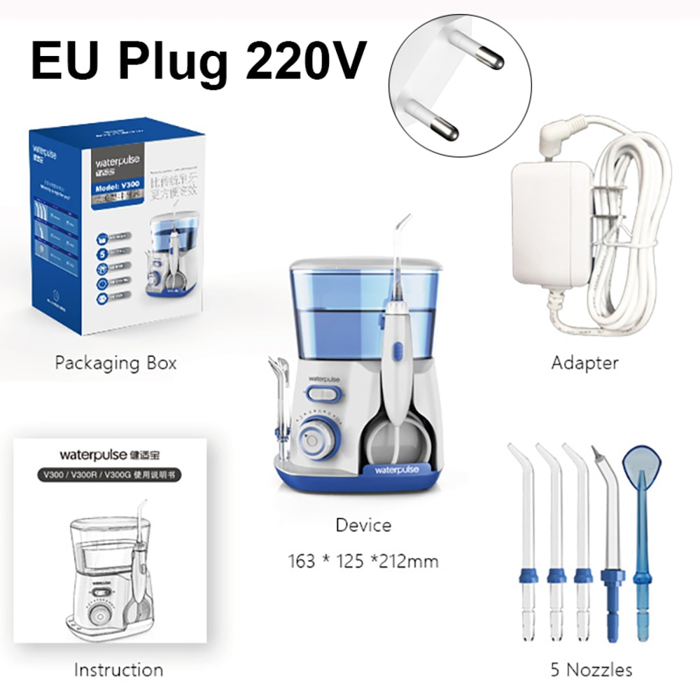 Advanced Water Flosser Oral Irrigator High Pressure Teeth Cleaner with Tips