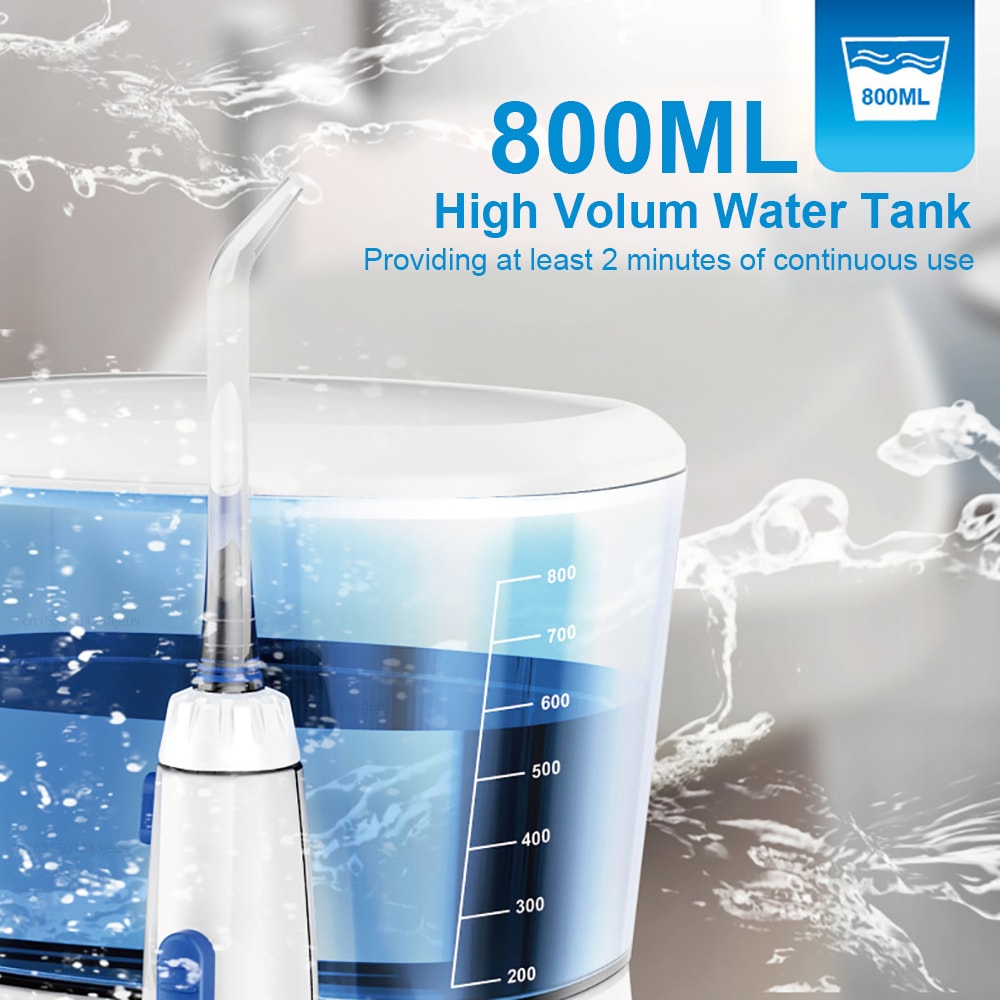 Advanced Water Flosser Oral Irrigator High Pressure Teeth Cleaner with Tips
