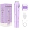 Electric Bikini Trimmer & Body Shaver for Women Waterproof Wet Dry Grooming