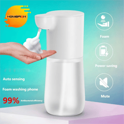 smart touchless soap dispenser usb & rechargeable automatic foam sanitizer
