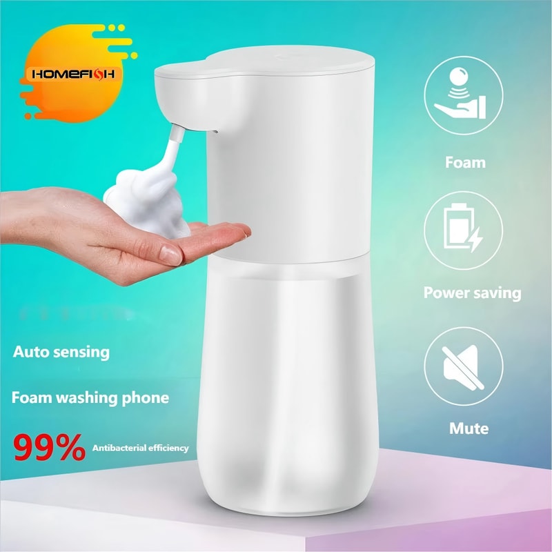Smart Touchless Soap Dispenser USB Rechargeable Automatic Foam Sanitizer 0