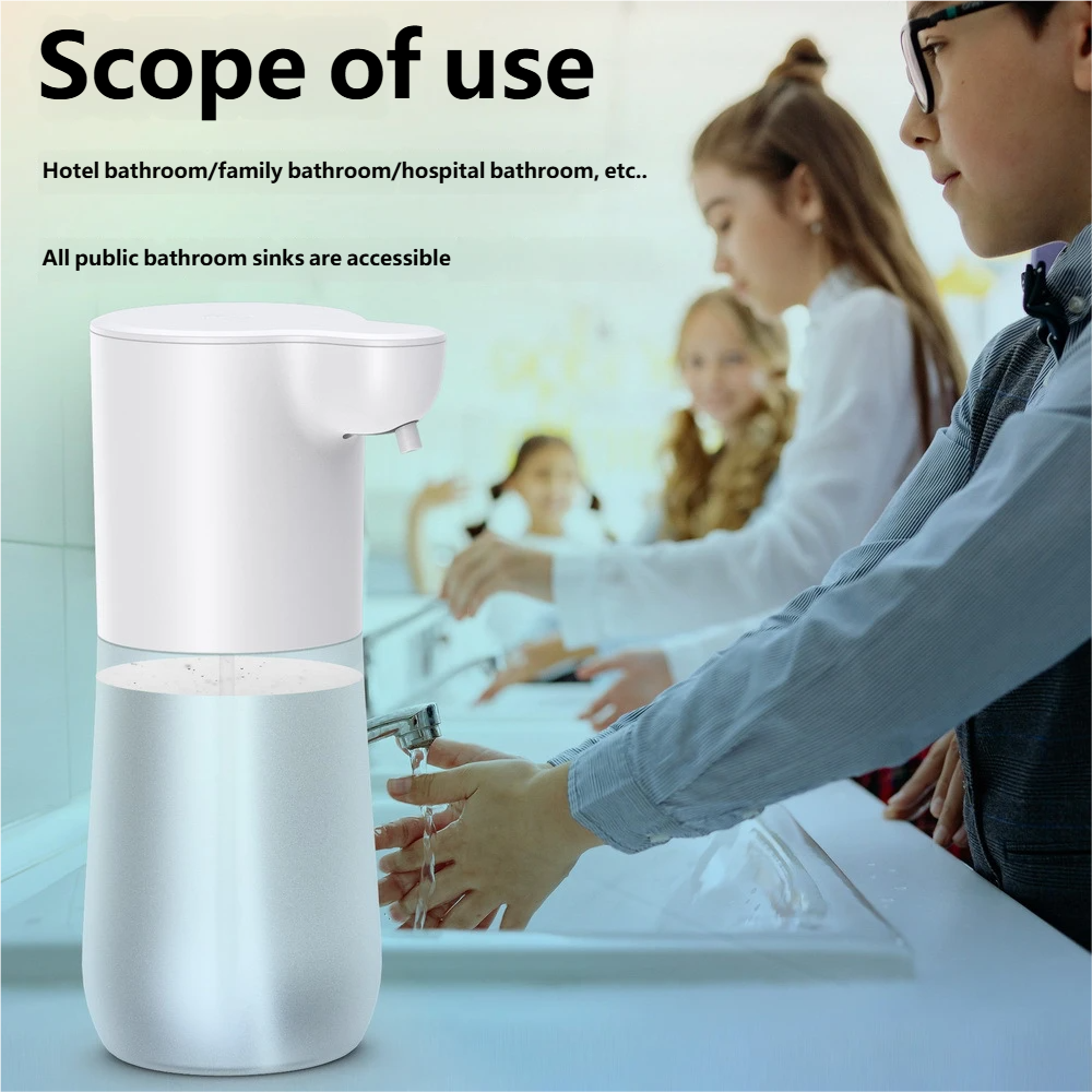 Smart Touchless Soap Dispenser USB Rechargeable Automatic Foam Sanitizer 3