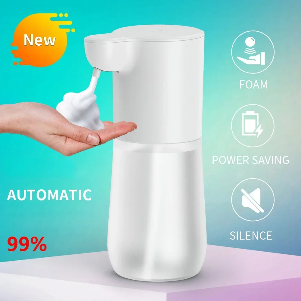 Smart Touchless Soap Dispenser USB Rechargeable Automatic Foam Sanitizer 4