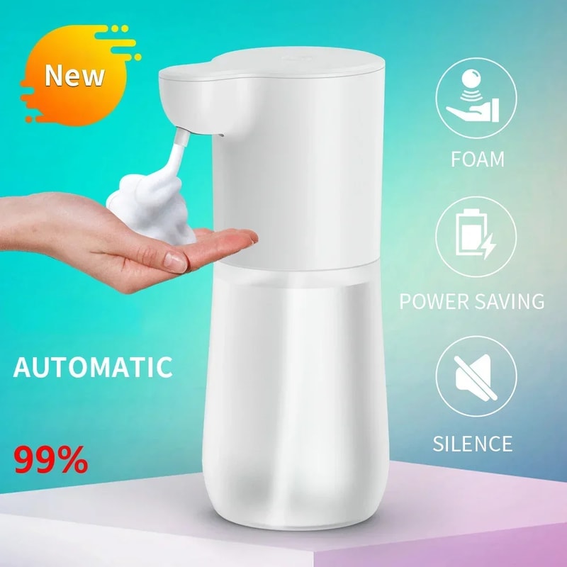 Smart Touchless Soap Dispenser USB Rechargeable Automatic Foam Sanitizer 4