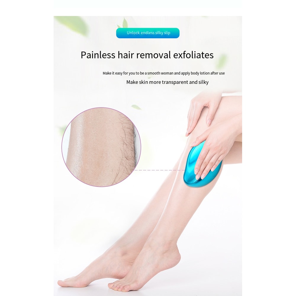 Crystal Hair Removal Eraser Painless Reusable hair removal tool for Smooth Skin
