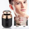 Compact Electric Travel Razor With Nose Trimmer USB C Waterproof Portable Shaver 0
