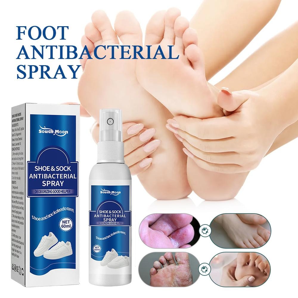 Shoe Odor Eliminator Spray Antibacterial Foot Deodorizer Freshener