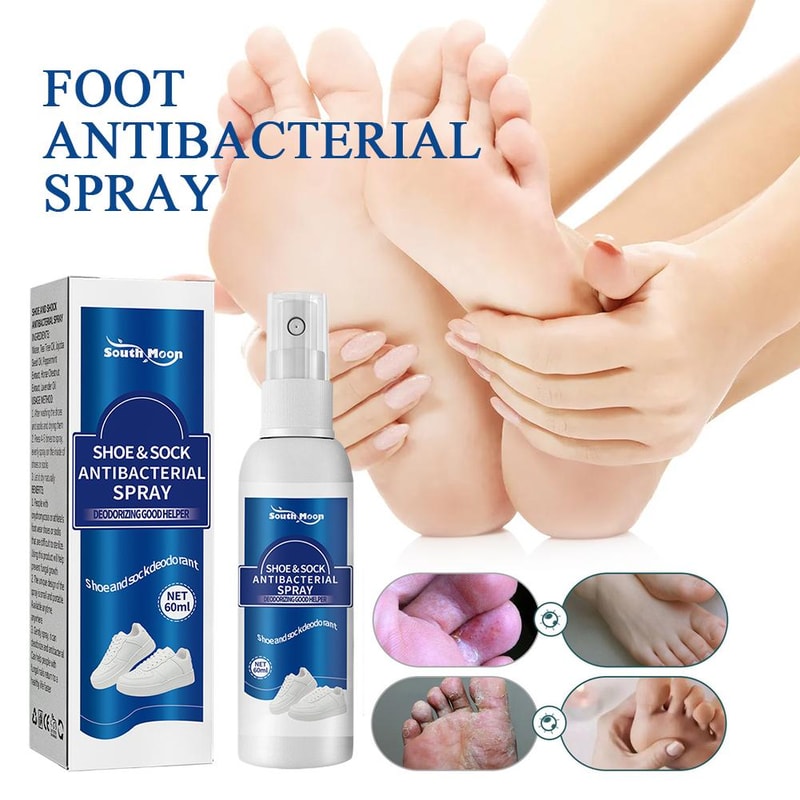 Shoe Odor Eliminator Spray Antibacterial Foot Deodorizer Freshener