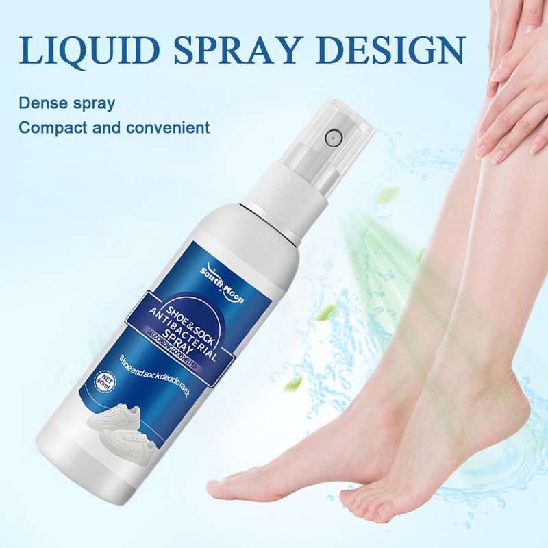 Shoe Odor Eliminator Spray Antibacterial Foot Deodorizer Freshener
