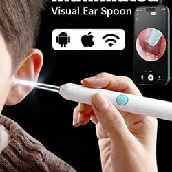 smart hd ear cleaner camera with led light visual earwax removal tool