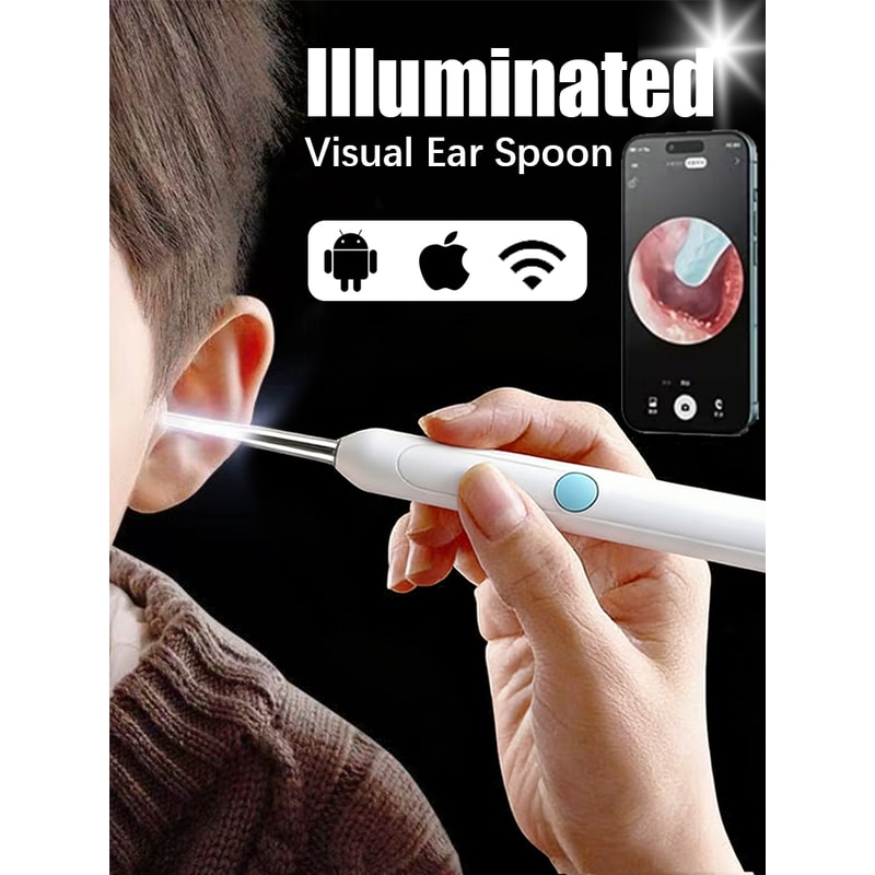 Smart HD Ear Cleaner Camera With LED Light Visual Earwax Removal Tool 0